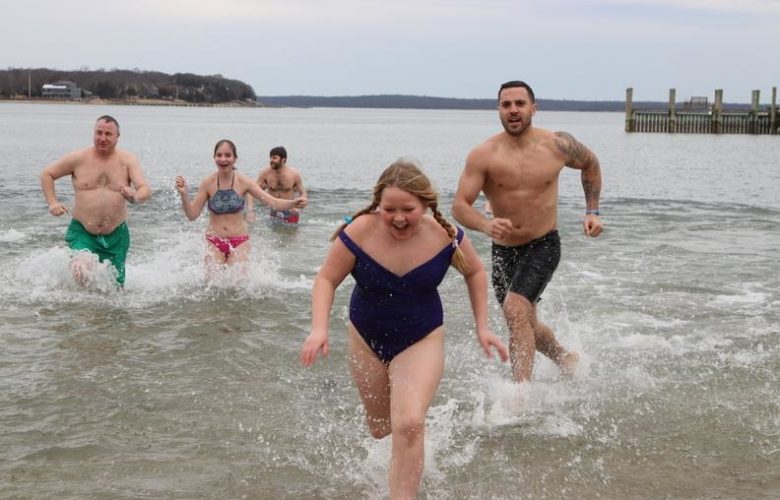 All smiles as this youngster exits the water