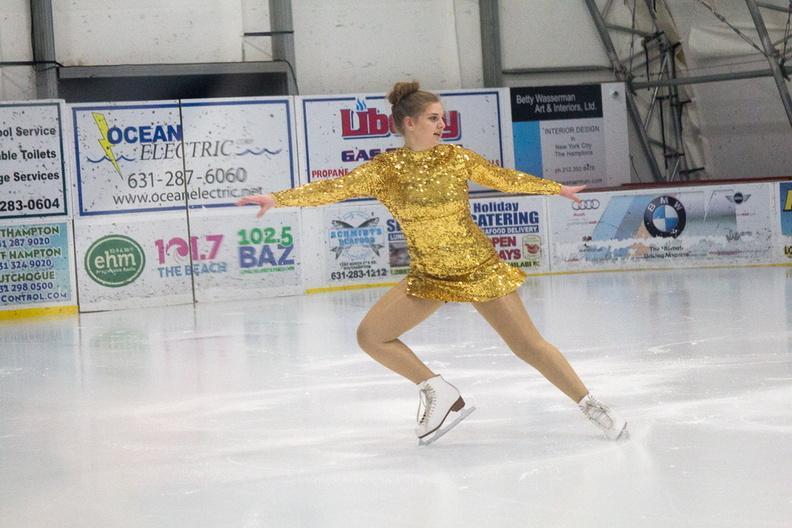 Kaylee Mendelman is glitzy in gold as she performs to "Goldfinger" from James Bond 007