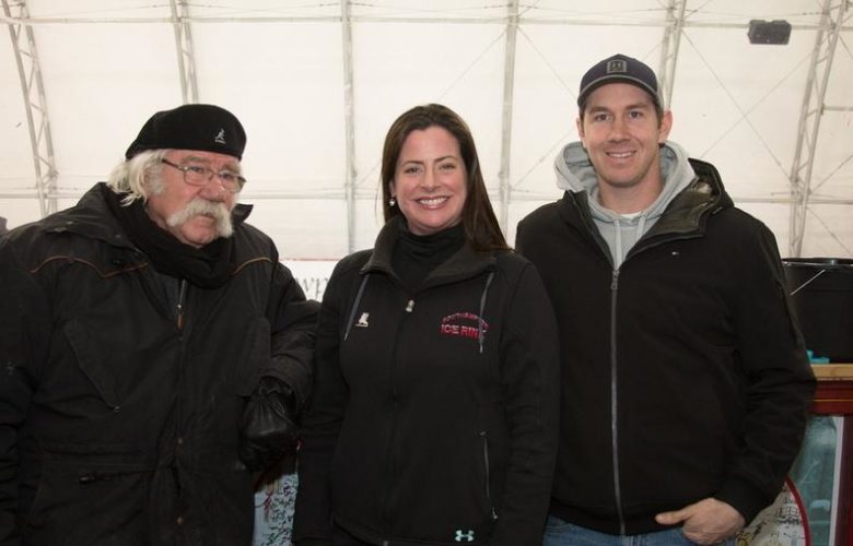 Will Hansen -Owner of the Southampton Ice Rink, Jessica Kellis -Director of Skating and Reid Hansen- Manager of the Southampton Ice Rink