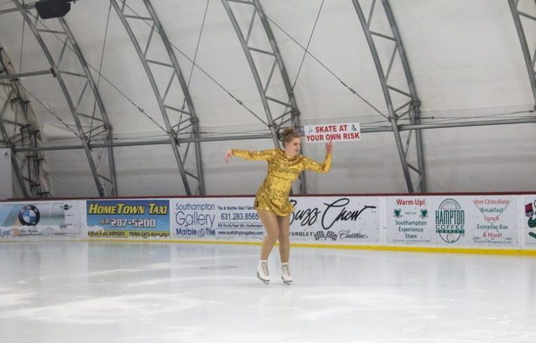 Kaylee Mendelman is glitzy in gold as she performs to "Goldfinger" from James Bond 007
