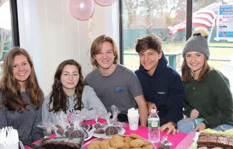 Pierson student volunteers Payton age 17, Leigh age 17, Grady age 17, Truman age 14, Olivia age 16