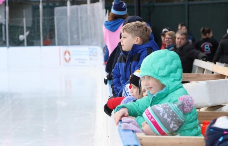 Front row seat for these young spectators