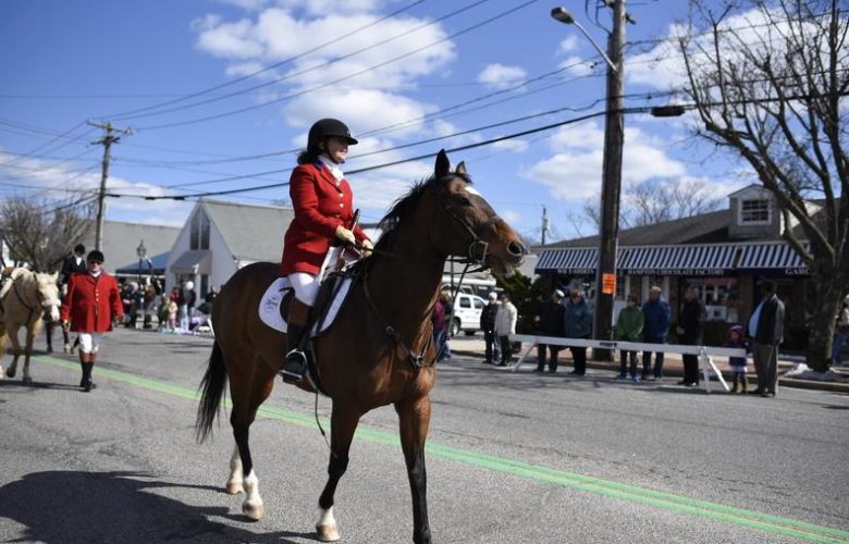 On horseback