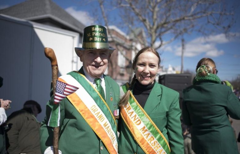 Grand Marshal Peter Cuthbert and 2010 Grand Marshal Lynne Jones
