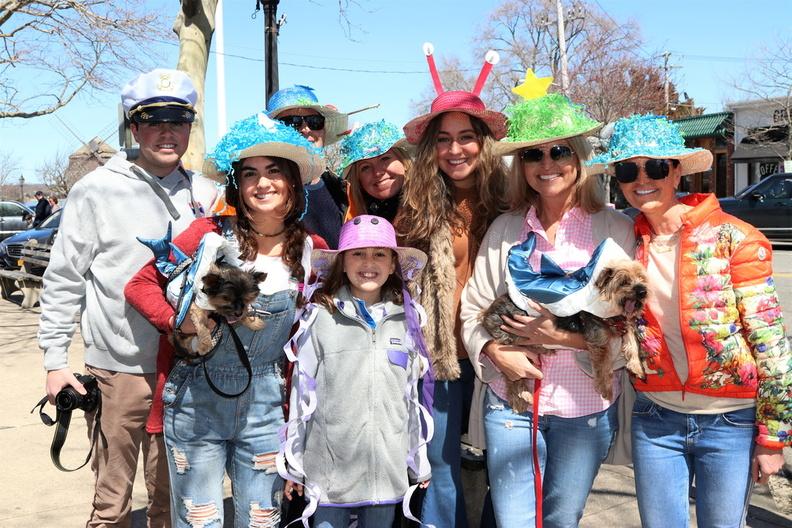 The Lamanna Family, Sanchez Family and Oliver Family enjoyed the parade down Main Street