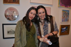 Artists Darlene Charneco and Valley Bak