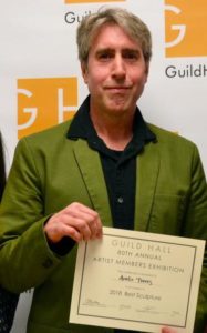 Best Sculpture winner Aurelio Torres