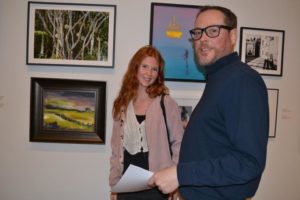 Artist Jim Hoell and Rowan Hausman