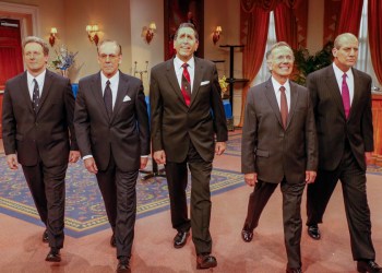 Five Presidents at Bay Street Theater.