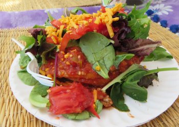 Indian taco at the Shinnecock Pow Wow.