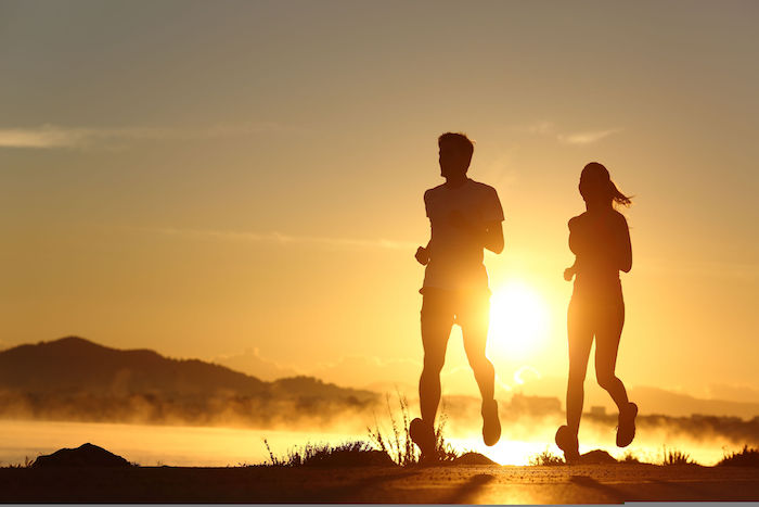 couple running