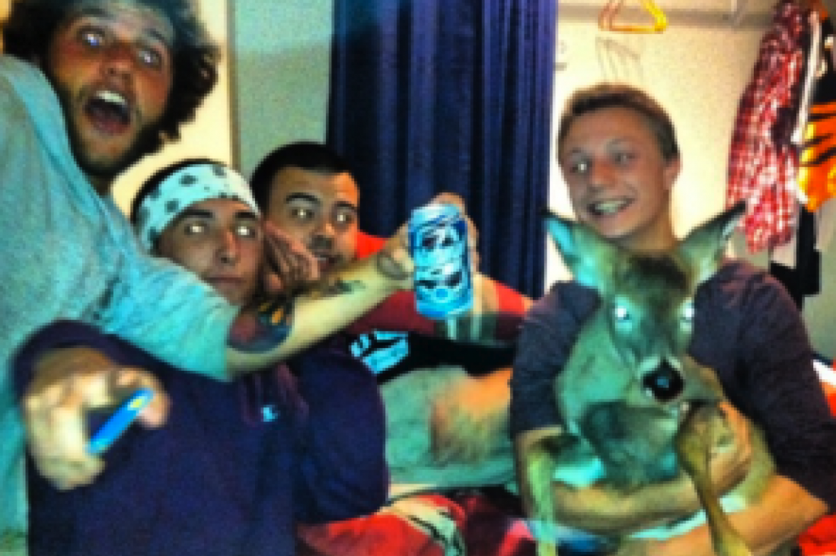 The DEC said these men deer-napped this fawn and one other.