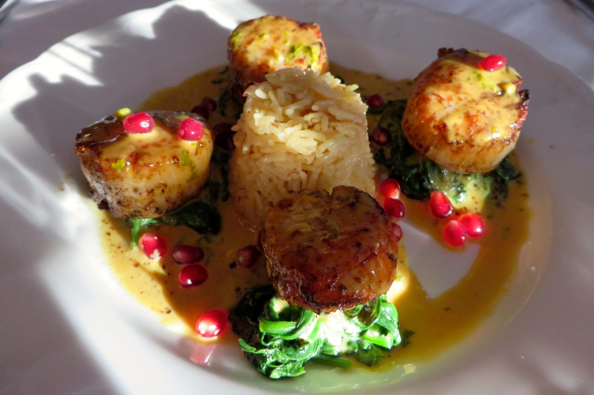 Bridgehampton Inn & Restaurant's scallops.