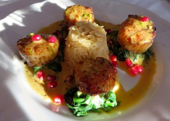 Bridgehampton Inn & Restaurant's scallops.