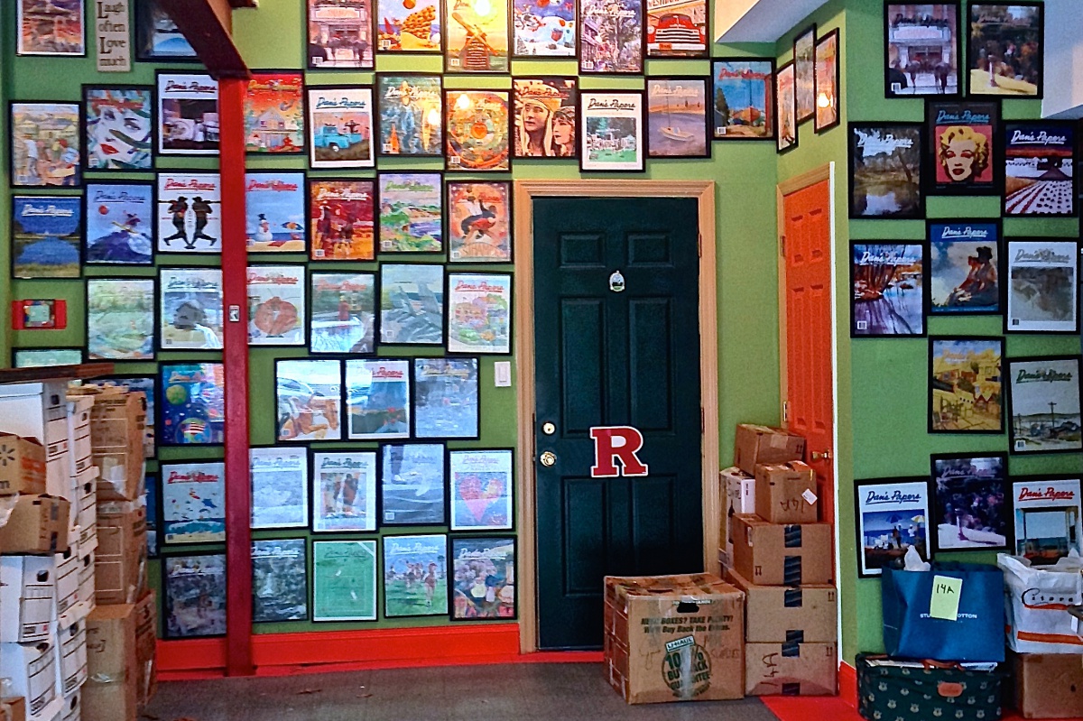 Papering a Home’s Walls with Dan’s Papers Covers Dan’s Papers