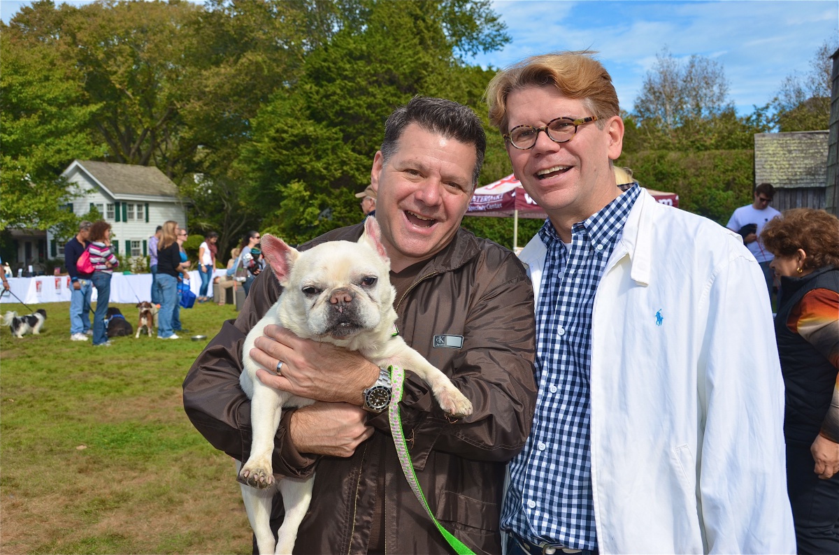 Anthony Gatto with Maddie, and Dan Mason