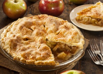Homemade Organic Apple Pie Dessert