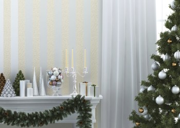 Christmas mantle