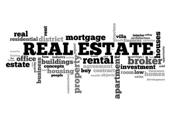 Real estate word cloud
