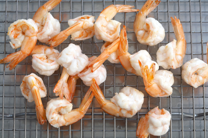 Tasty shrimp! steamed shrimp
