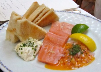 American Hotel smoked rainbow trout