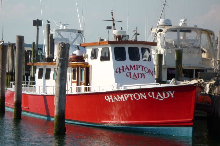 Hampton Lady, the boat the gives the restaurant its name.