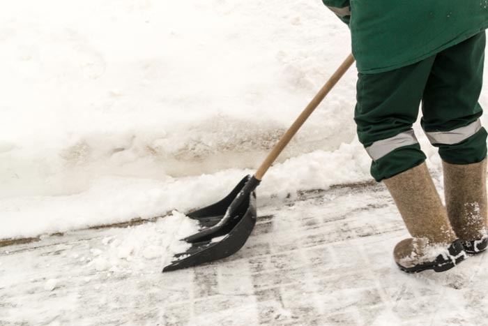 snow shoveling