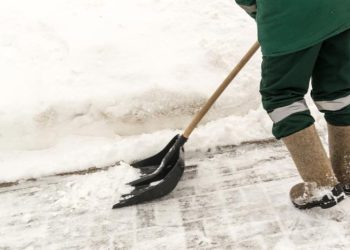 snow shoveling
