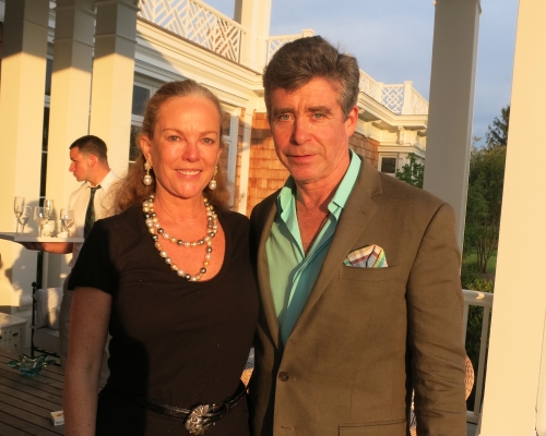 Anne Hearst and Jay McInerney