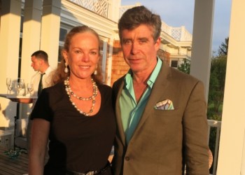 Anne Hearst and Jay McInerney