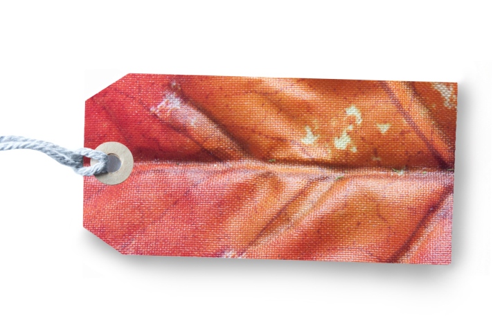 Autumn gift price tag