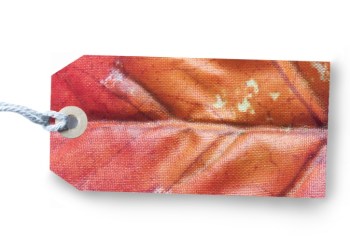 Autumn gift price tag