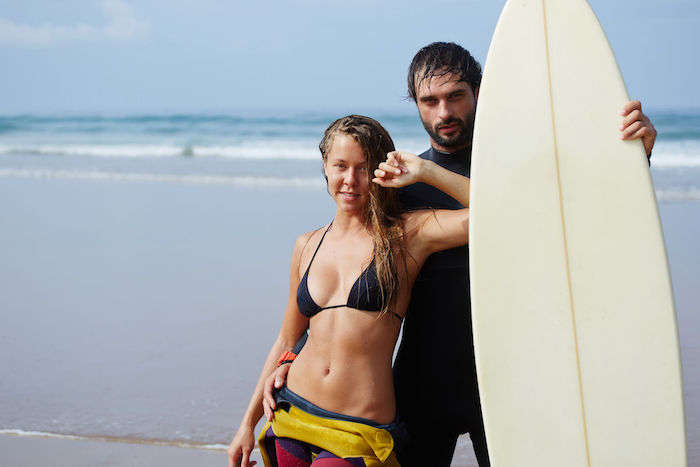 surfer couple