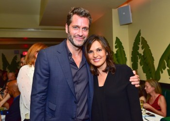 Perter Hermann and Mariska Hargitay