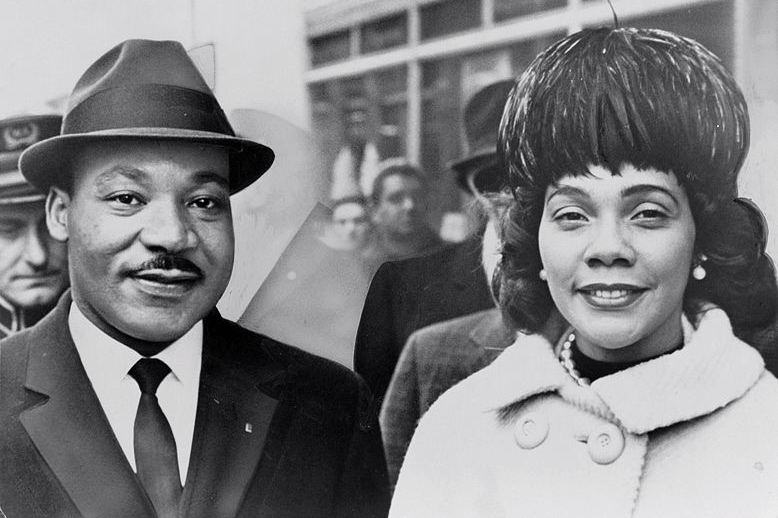 Martin Luther King, Jr. and Coretta Scott King.