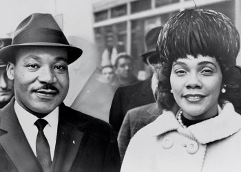 Martin Luther King, Jr. and Coretta Scott King.