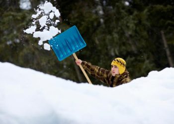 snow shoveling