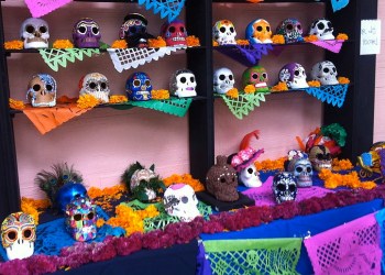 Dia de los Muertos sugar skulls.