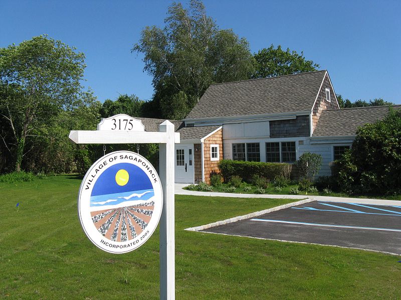 Sagaponack Village Hall.