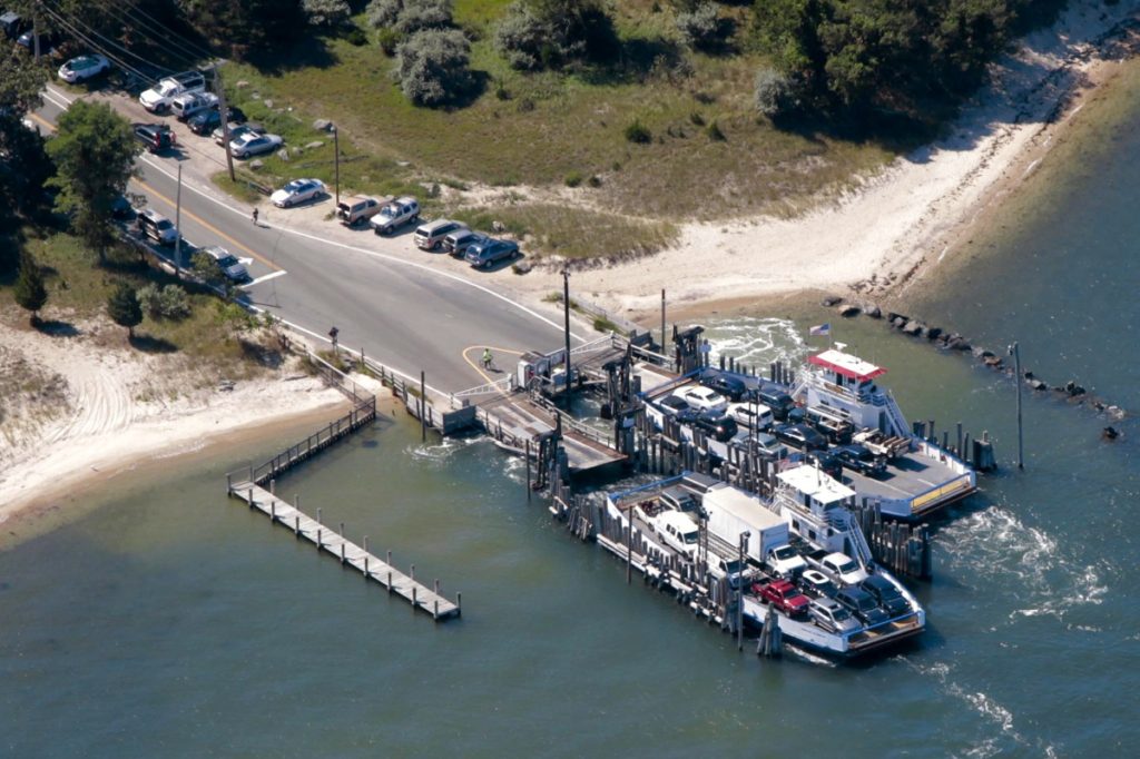 The South Ferry terminal on North Haven, which connects the South Fork to Shelter Island. Photo credit: Cully/EEFAS