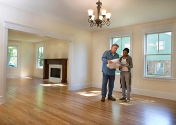 Contractor discussing renovations