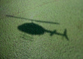 Helicopter shadow