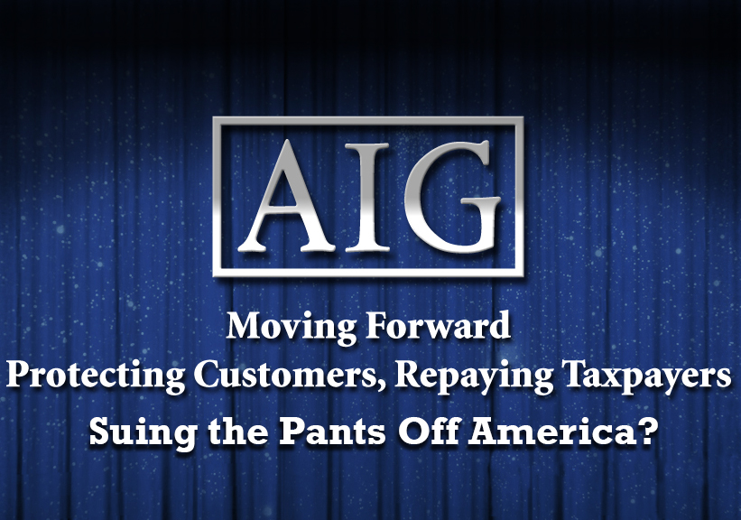 AIG suing America altered advertisement