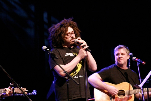 Counting Crows Adam Duritz at La Palestra Kids benefit