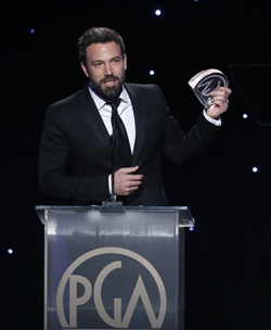 Ben Affleck earns the PGA for Argo