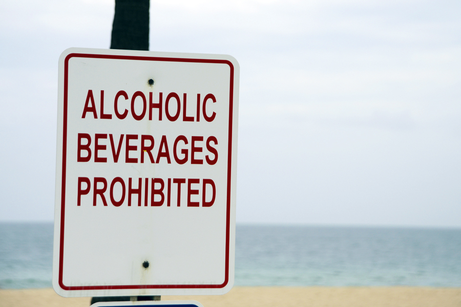 Alcohol Prohibited Sign