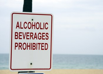 Alcohol Prohibited Sign