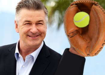 Alex Baldwin makes the catch.