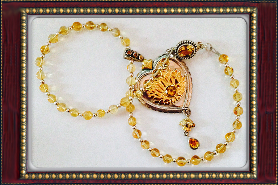 Citrine necklace by Amy Zerner