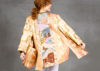 Amy Zerner's Spiritual Couture Jacket Orange